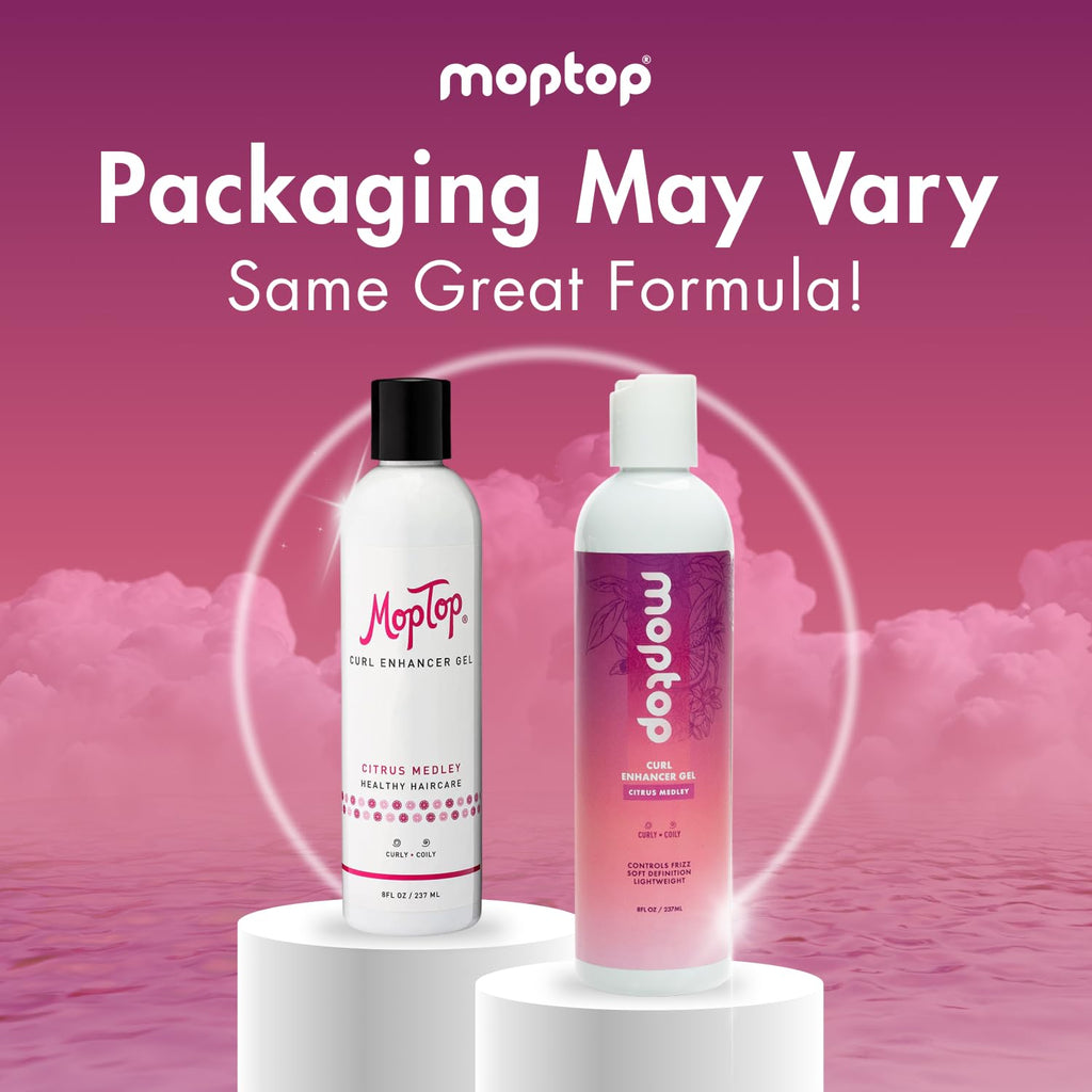 MopTop Curl Enhancer Gel – Lightweight Curl Definer with Aloe & Honey