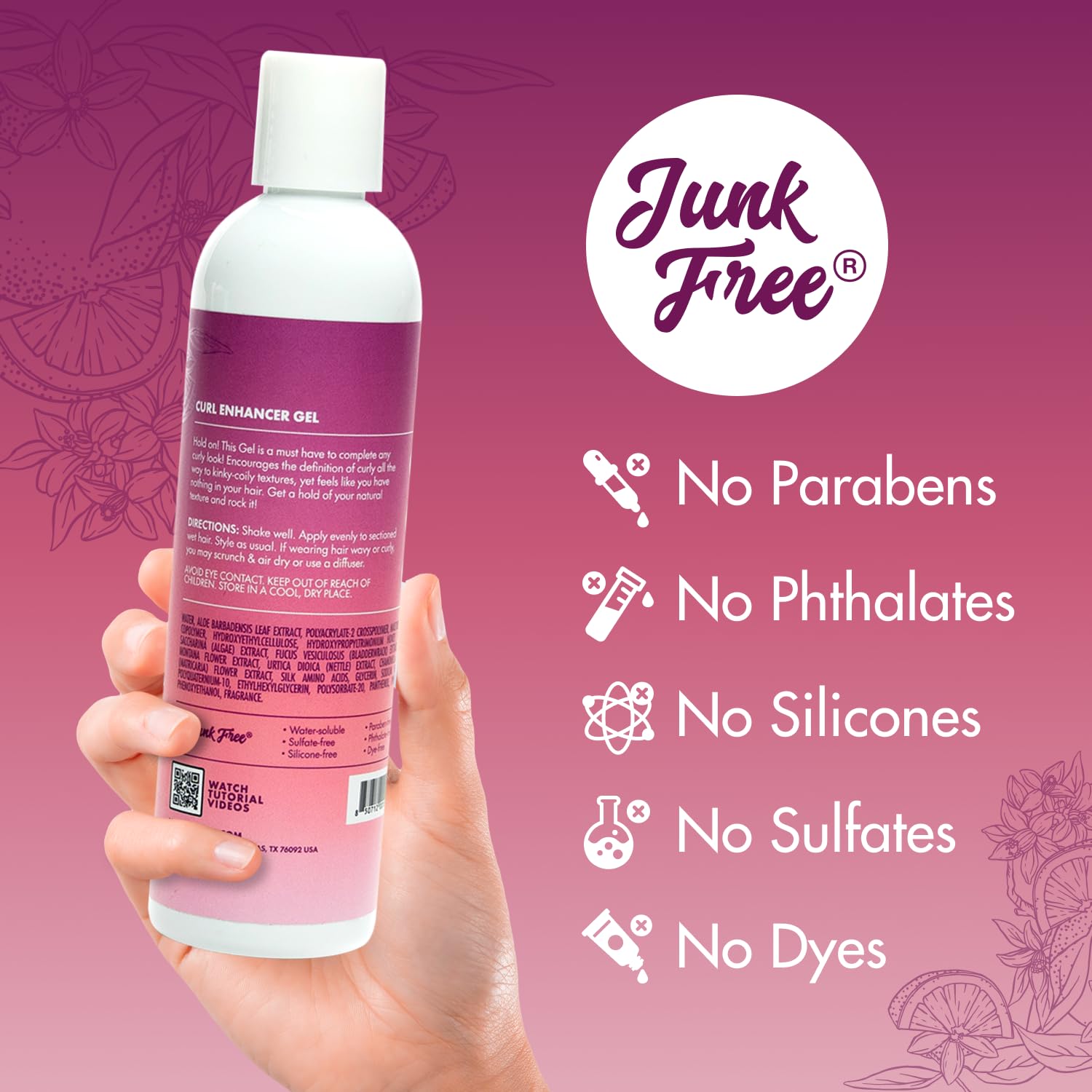 MopTop Curl Enhancer Gel – Lightweight Curl Definer with Aloe & Honey