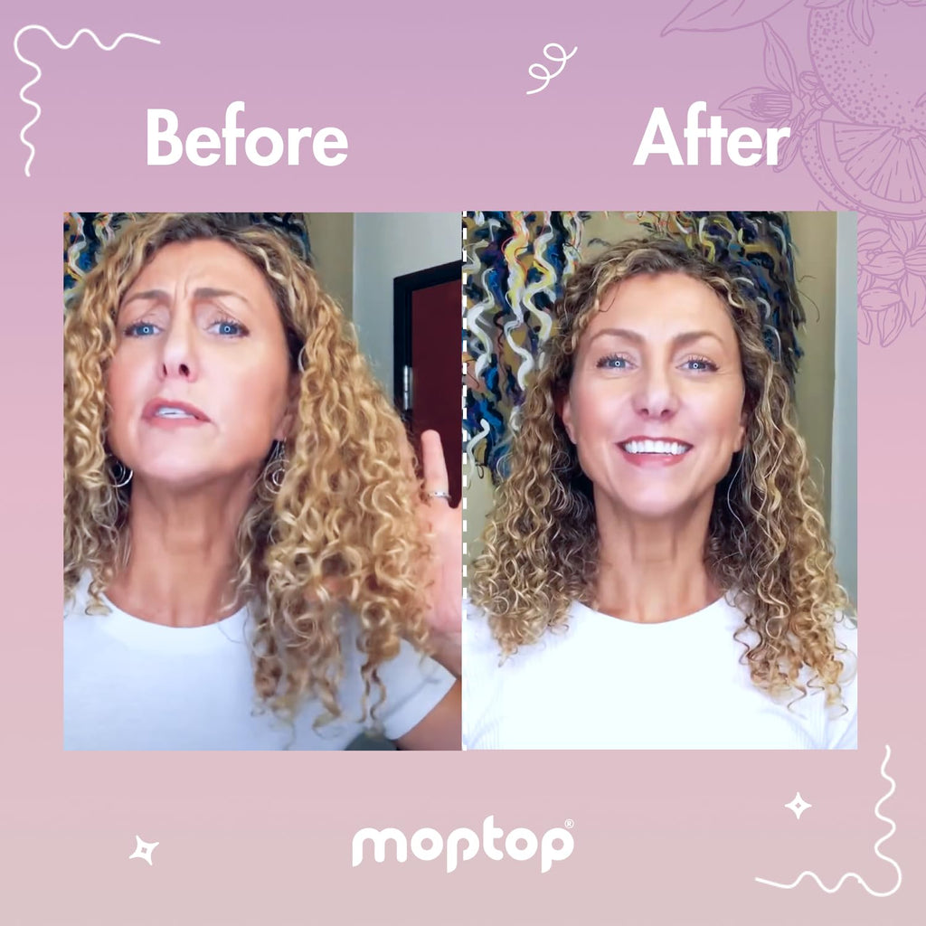 MopTop Gentle Shampoo + Light Conditioner + Curly Gel – Color-Safe Moisturizing Hair Care