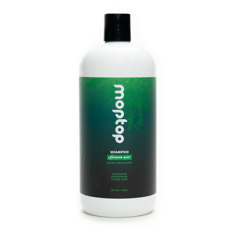 MopTop Salon Gentle Shampoo – Frizz Reduction, Color Safe, 32oz