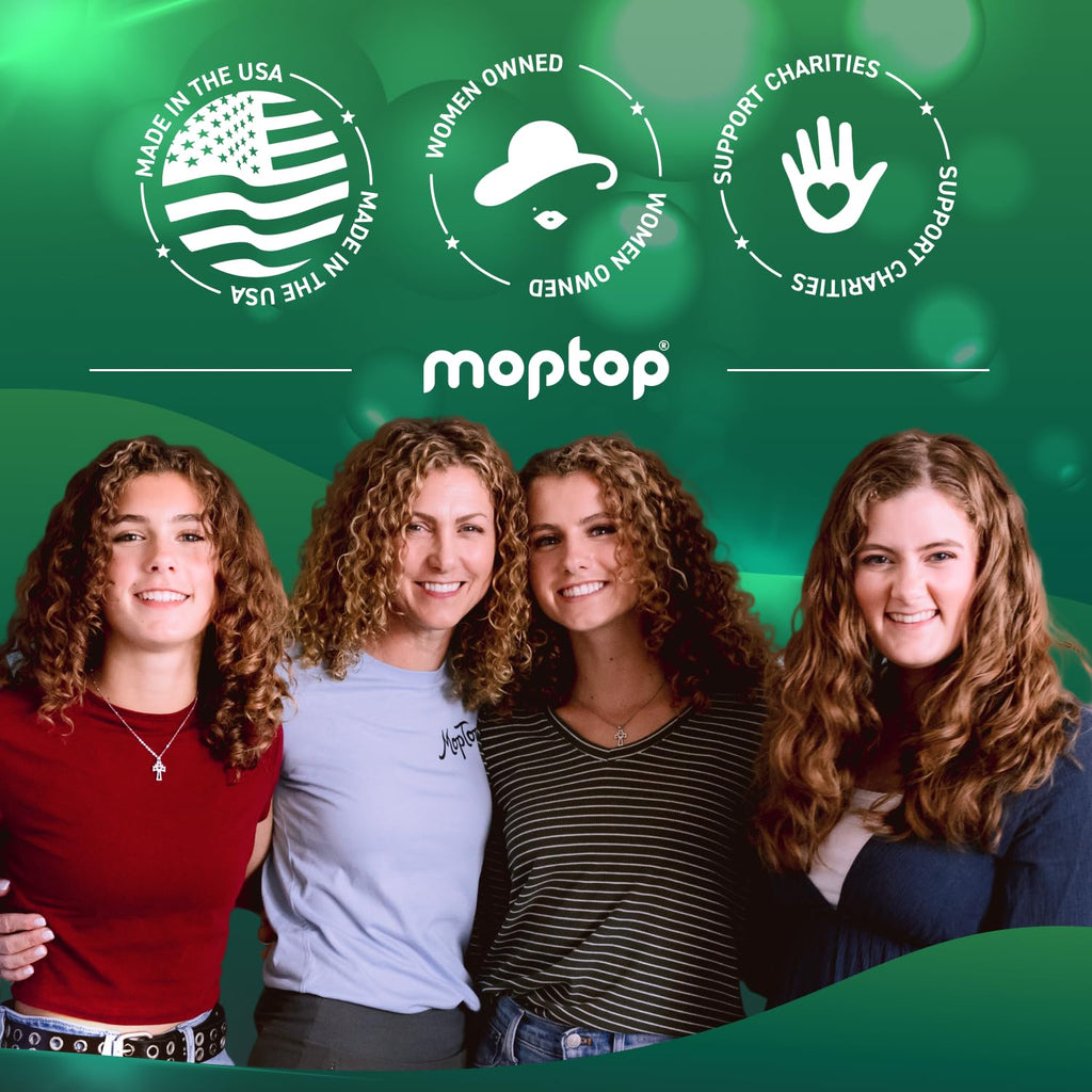MopTop Salon Gentle Shampoo – Frizz Reduction, Color Safe, 32oz