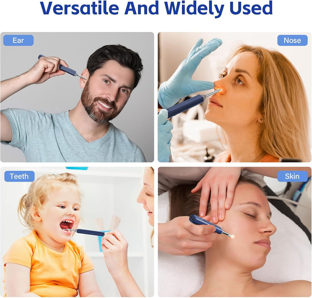 Morelax Ear Wax Removal Kit with 1080P Camera – 8-Piece Ear Set & 6 Scoops
