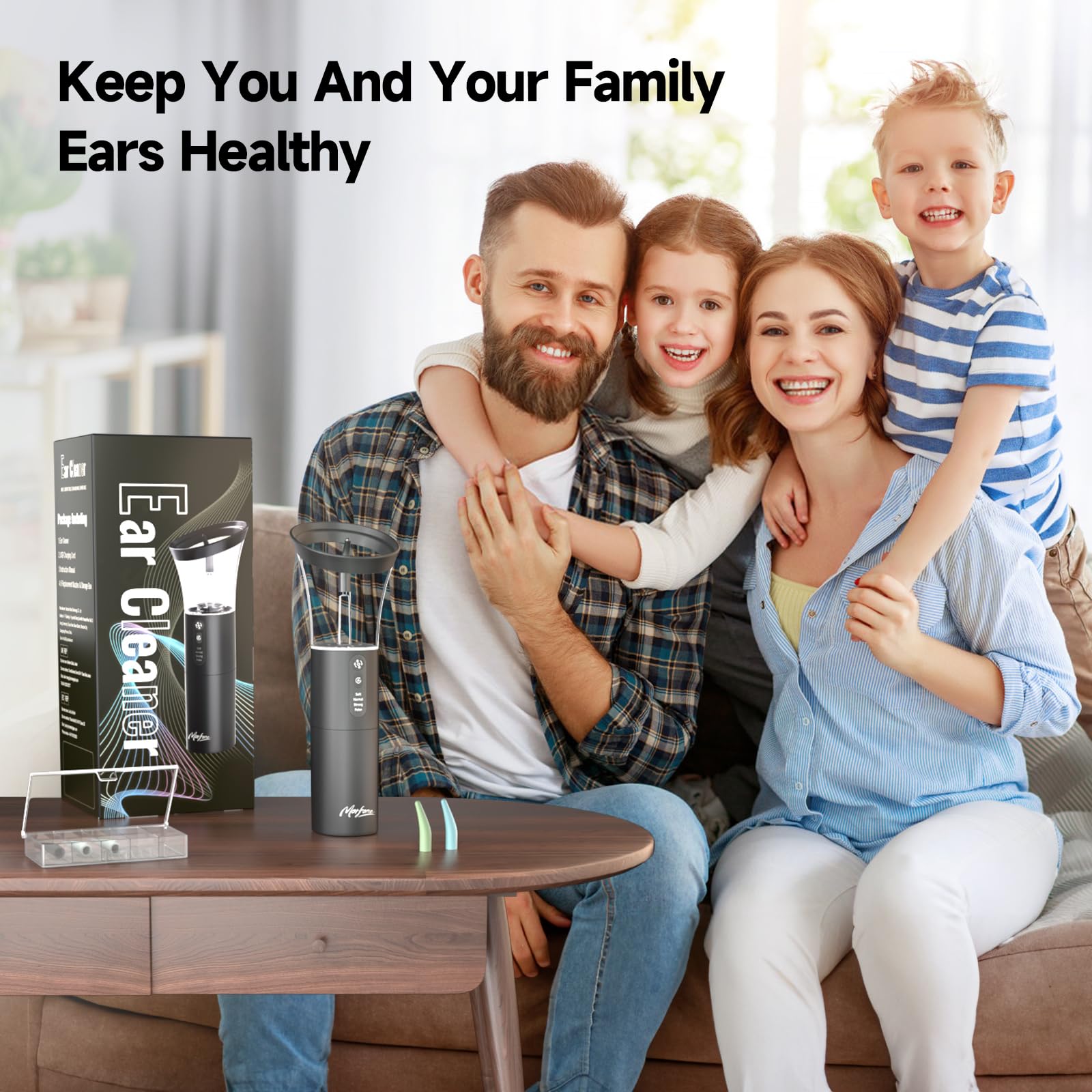 Morfone Electric Ear Cleaning Kit – 4-Mode Safe Ear Wax Removal System