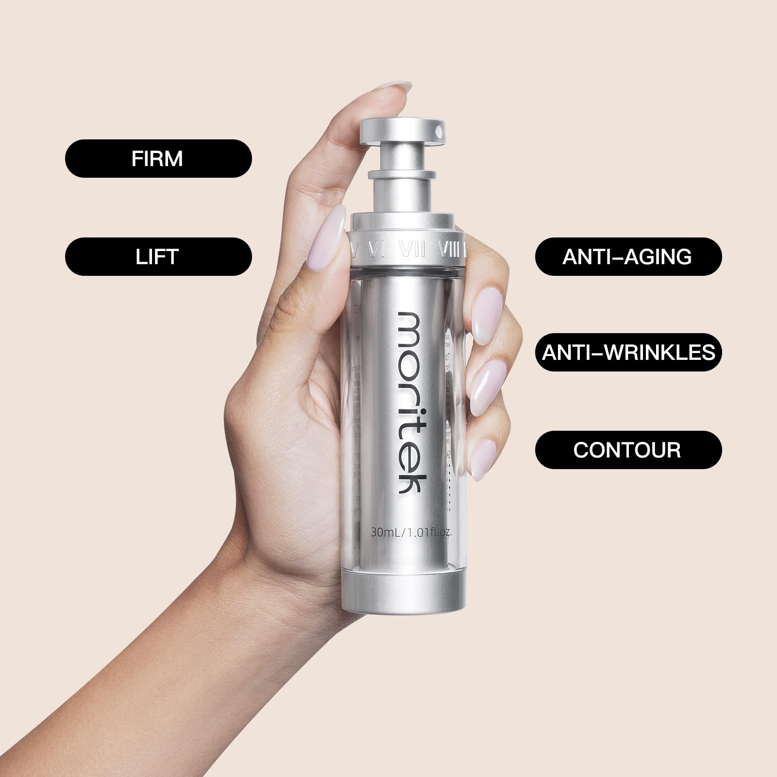 MORITEK Instant Face Lift & Firming Hydrating Spray – 30ml + 30ml Refill