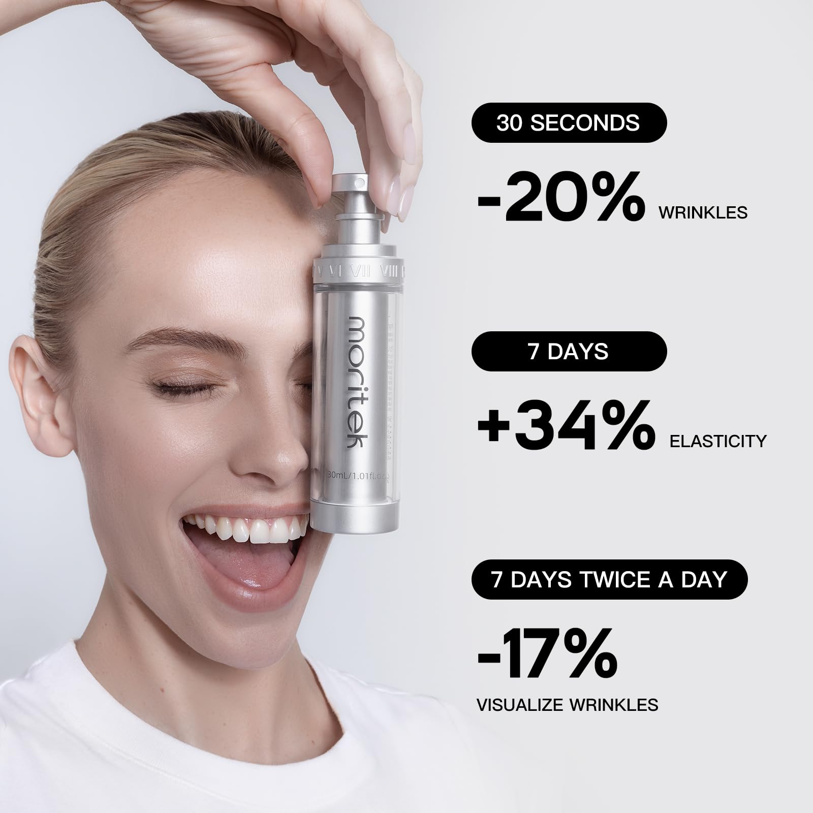MORITEK Instant Face Lift & Firming Hydrating Spray – 1.01 fl oz + Refill