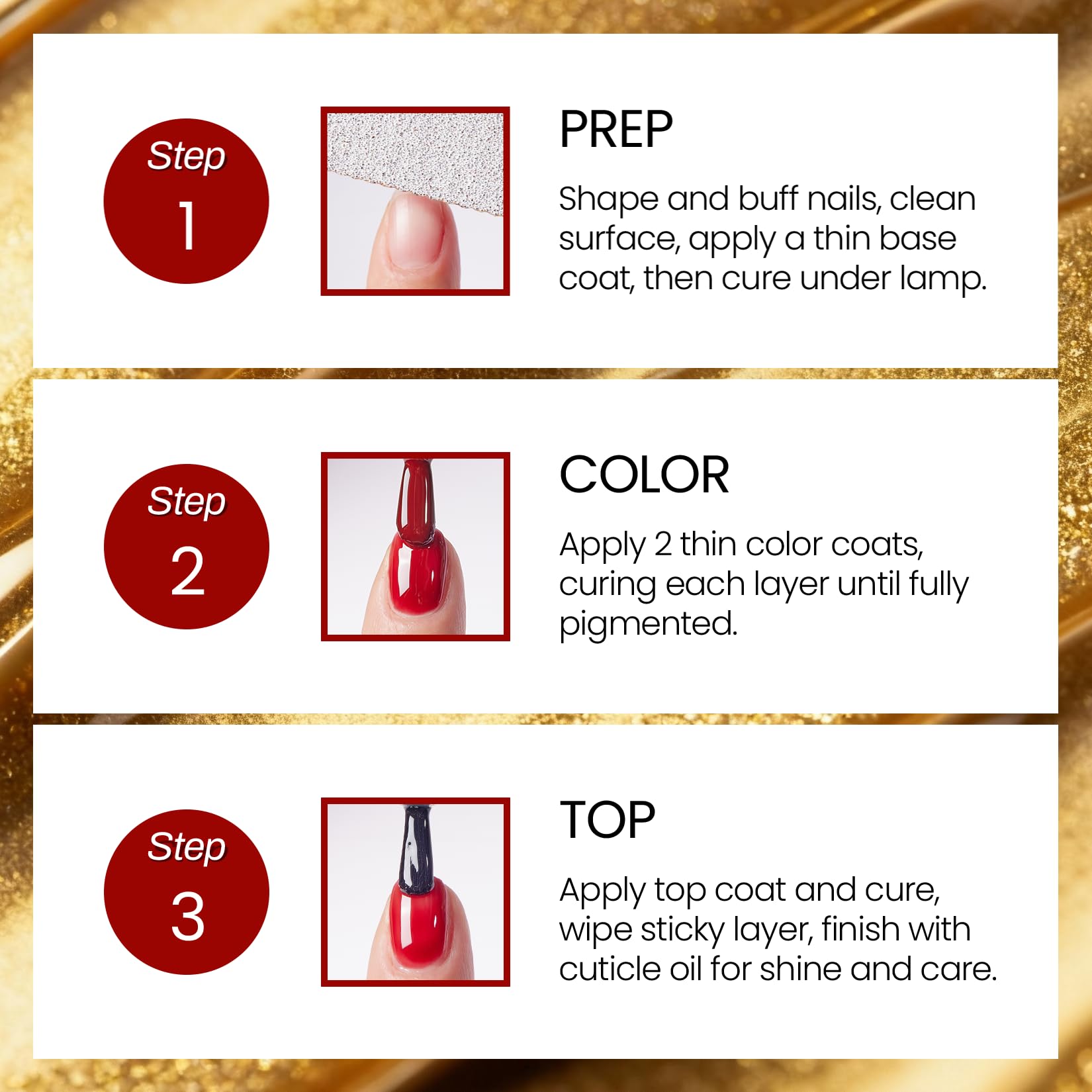 Morovan Christmas Gel Nail Polish Set – 6 Colors Red & White, Soak Off Gel Kit for DIY Nail Art