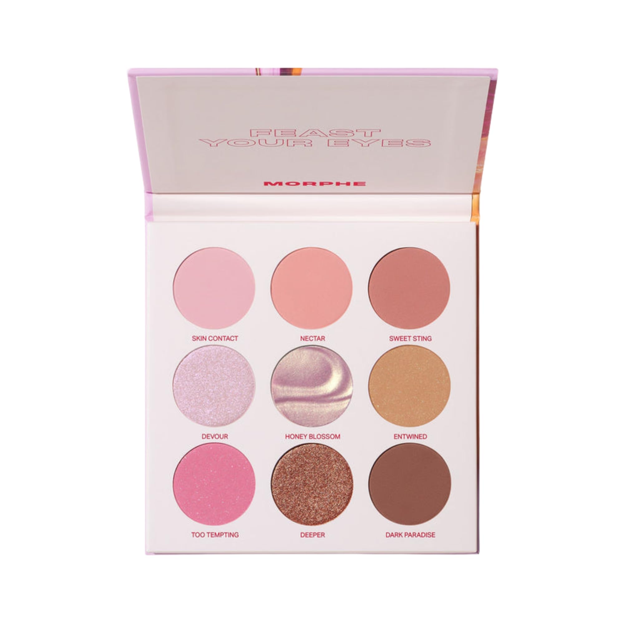 Morphe Forbidden Honey Artistry Palette – Foil, Matte & Shimmer Eyeshadows (9 Shades)