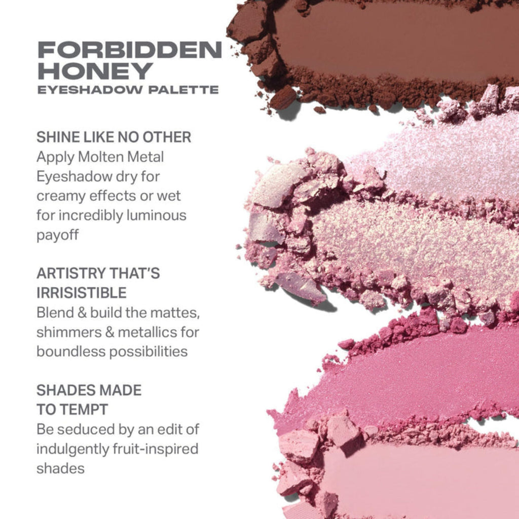 Morphe Forbidden Honey Artistry Palette – Foil, Matte & Shimmer Eyeshadows (9 Shades)