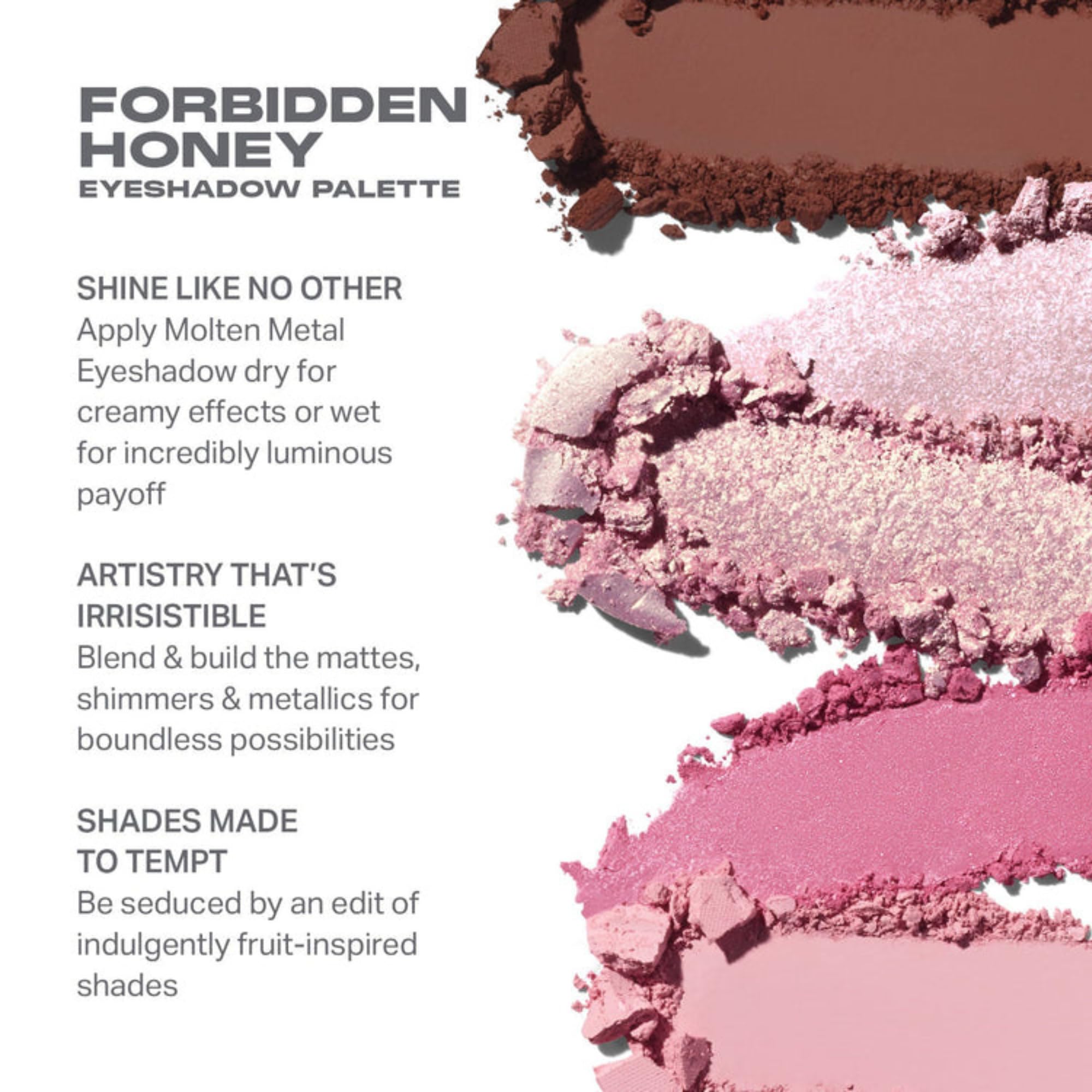 Morphe Forbidden Honey Artistry Palette – Foil, Matte & Shimmer Eyeshadows (9 Shades)