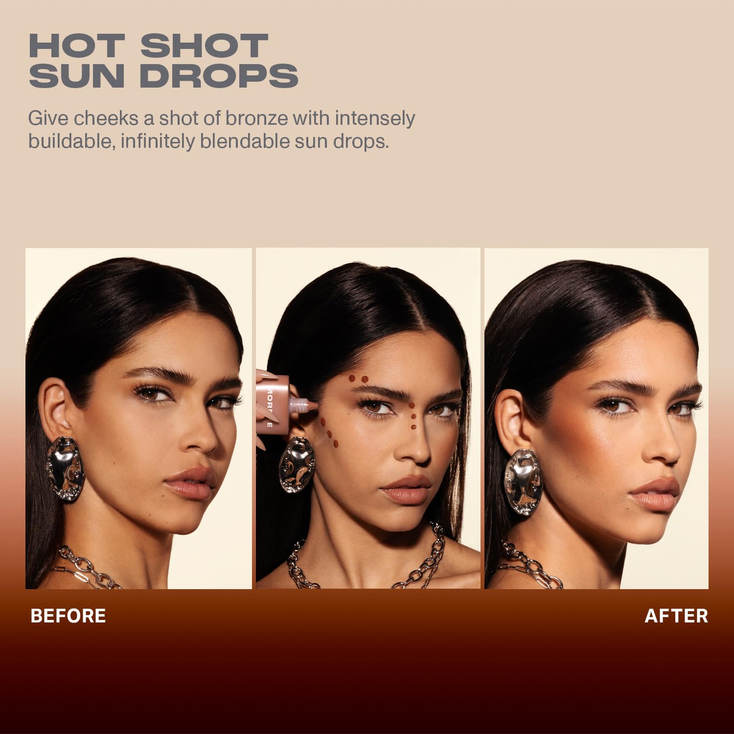 MORPHE Hot Shot Sun Drops - Waterweight Bronzing Drops with Niacinamide (1 oz)