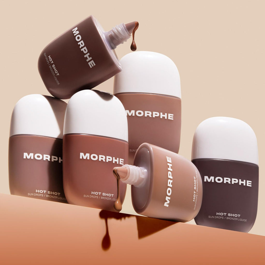 MORPHE Hot Shot Sun Drops - Waterweight Bronzing Drops with Niacinamide (1 oz)