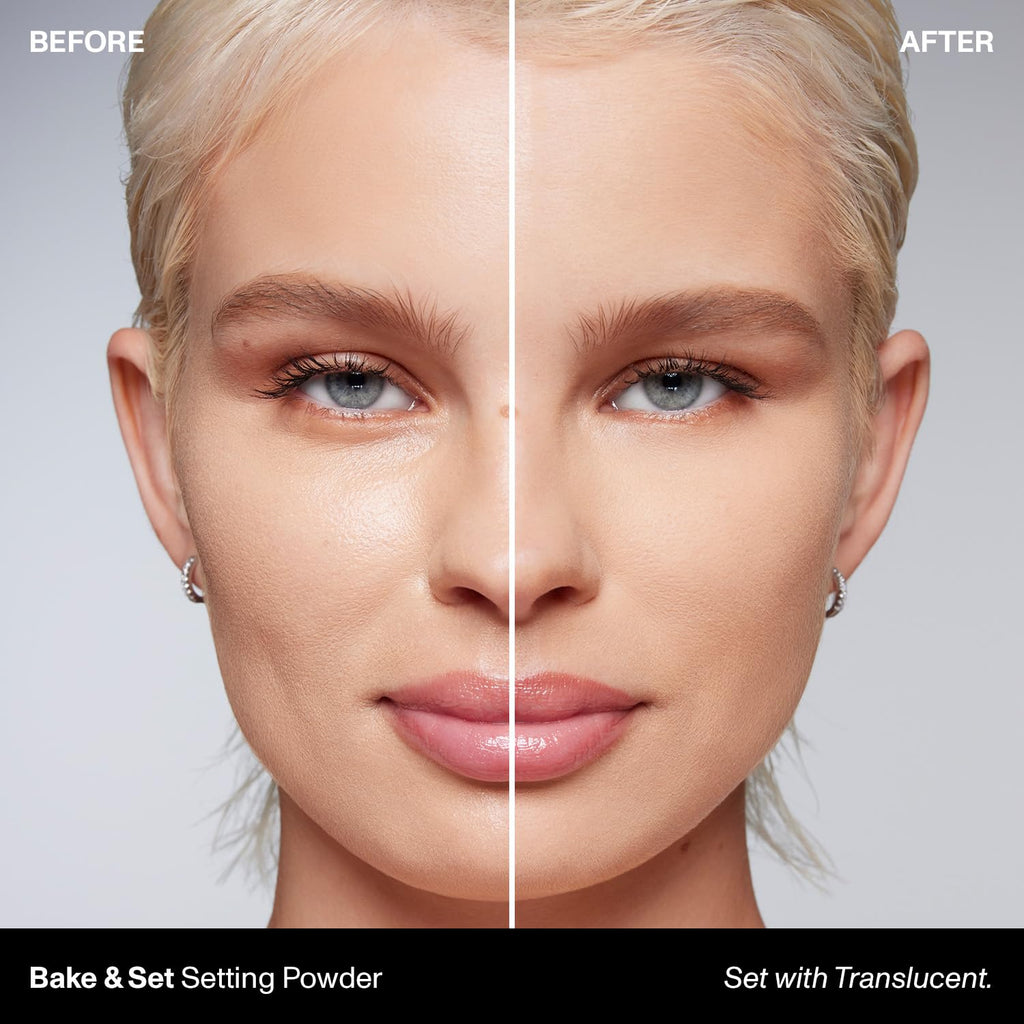 Morphe Jumbo Bake & Set Translucent Powder – Talc-Free Lightweight Finish for All-Day Shine Control (0.62 oz)