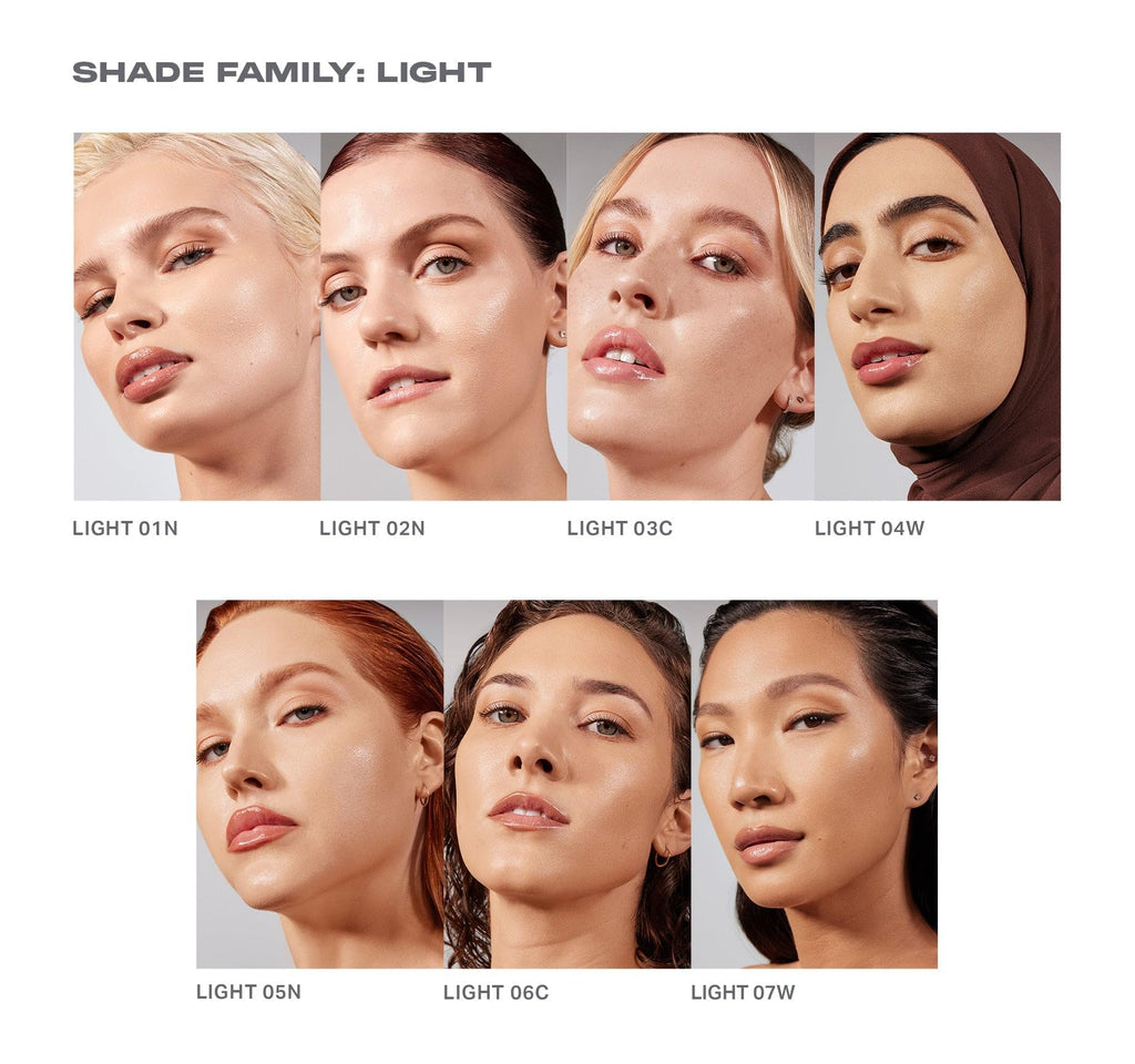 Morphe Lightform Dewy Foundation - Hydrating, Long-Wearing, Buildable Coverage (01N)