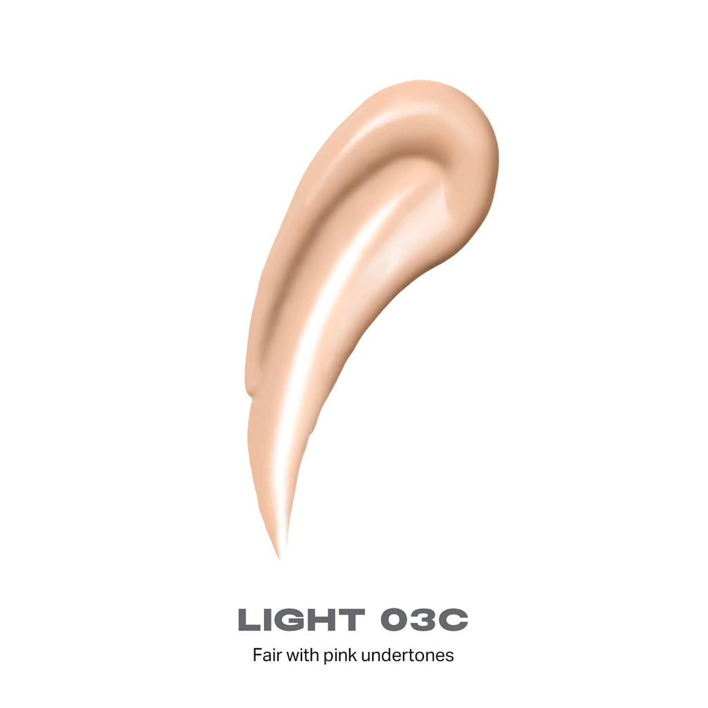 MORPHE Lightform Dewy Foundation – Extended Hydration, Buildable Medium Coverage (Light 03C, 1.01 oz)