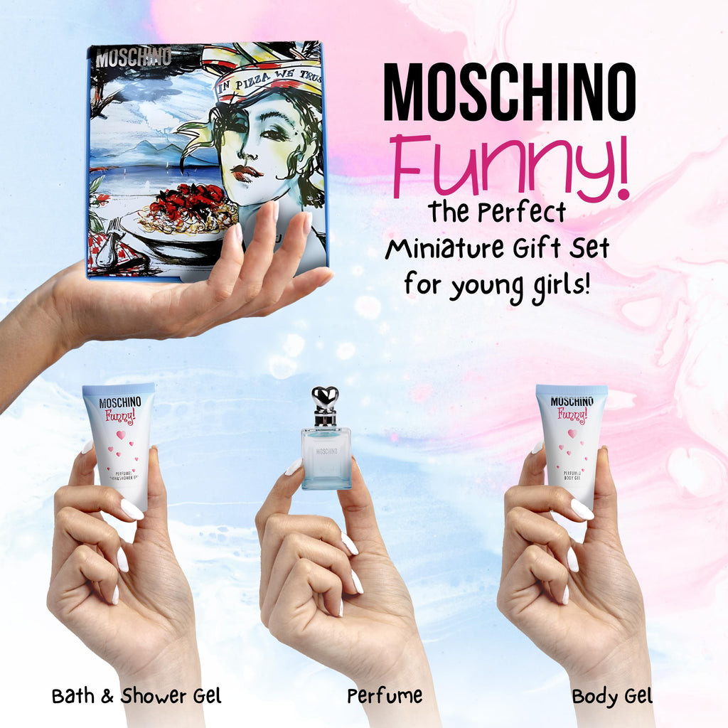 Moschino Funny Gift Set for Women – Mini Perfume & Lotion Collection | Moschino Beauty