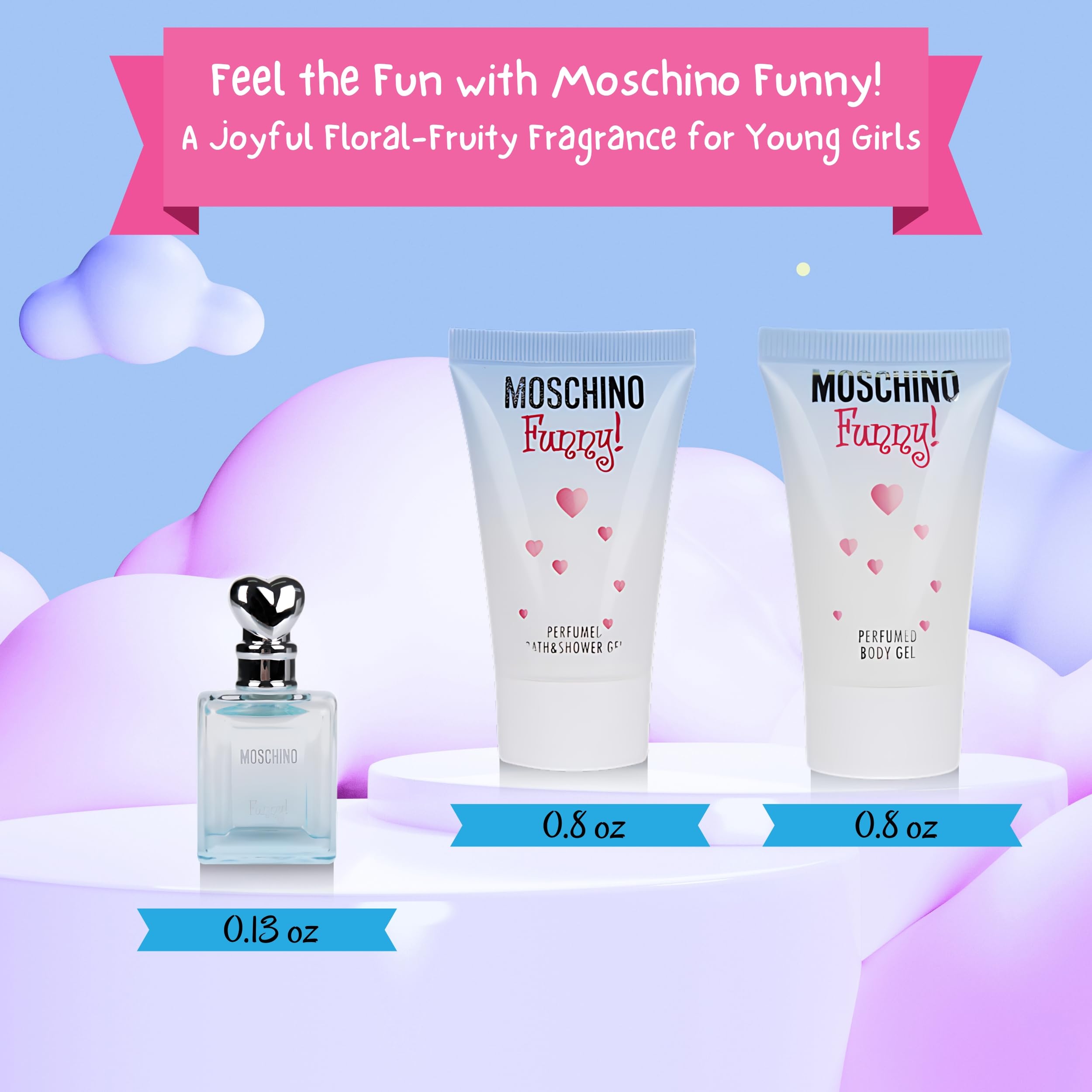Moschino Funny Gift Set for Women – Mini Perfume & Lotion Collection | Moschino Beauty