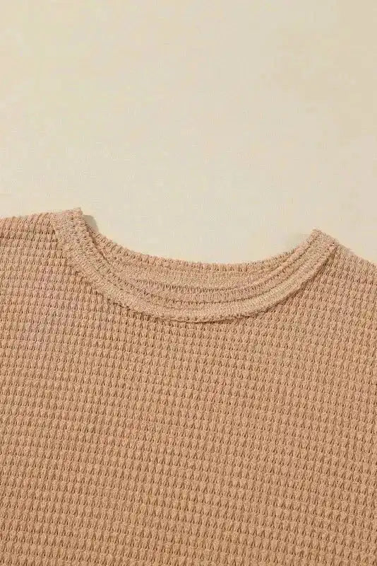 Moss Green Textured Knit Top | Plus Size Long Sleeve
