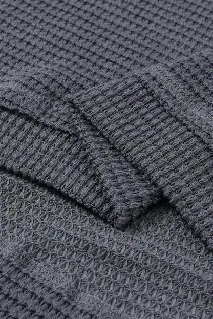 Moss Green Textured Knit Top | Plus Size Long Sleeve