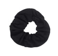 Motique Accessories Jumbo Cotton Scrunchie Hair Tie - Black