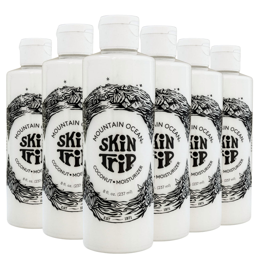 Mountain Ocean The Original Skin Trip Coconut Lotion - 8 Oz Pack of 6 | Lightweight, Fast-Absorbing Moisturizer