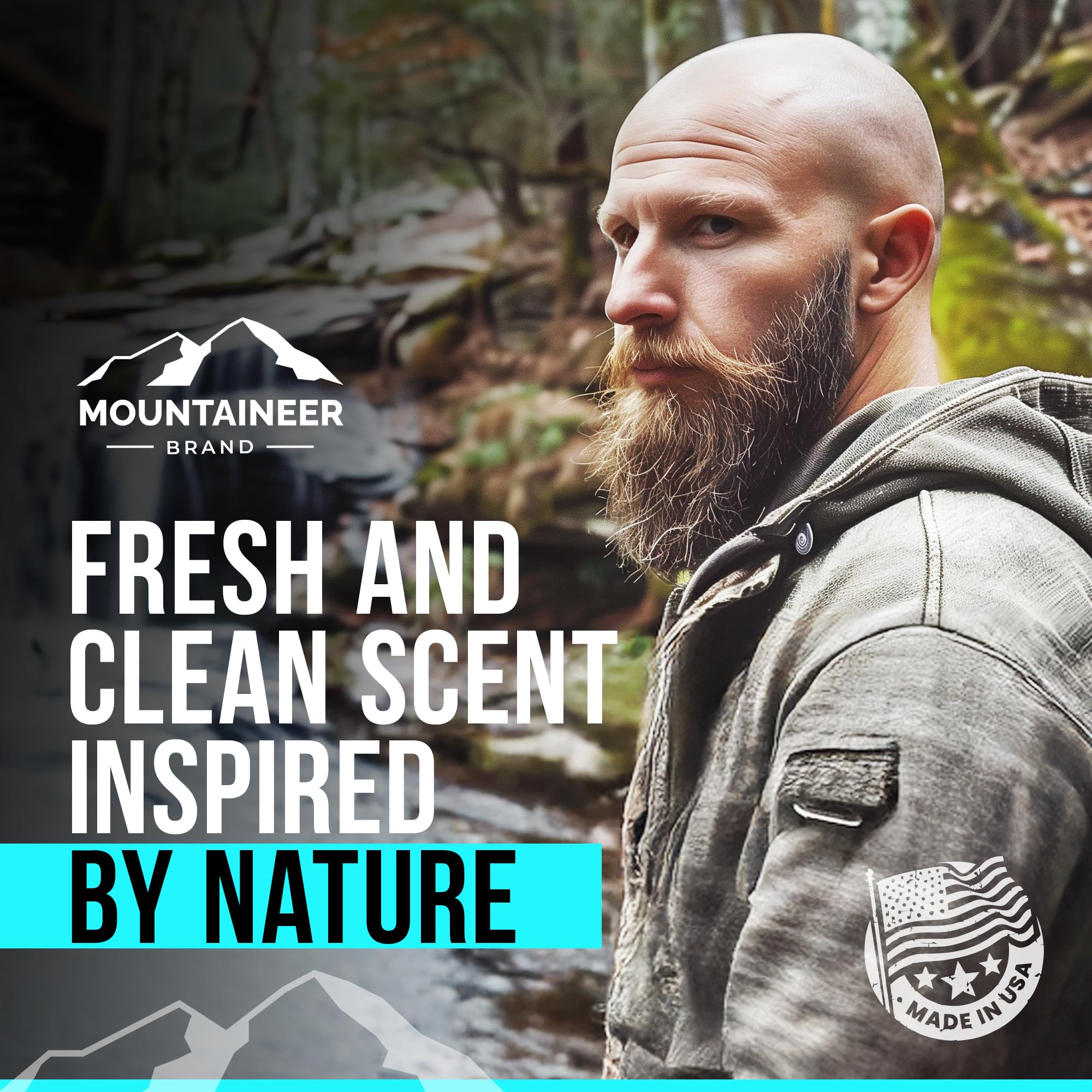 Mountaineer Brand Natural Anti Shine for Bald Head | Fresh Scent, Oil Control & pH Balance | 4oz | Made in West Virginia