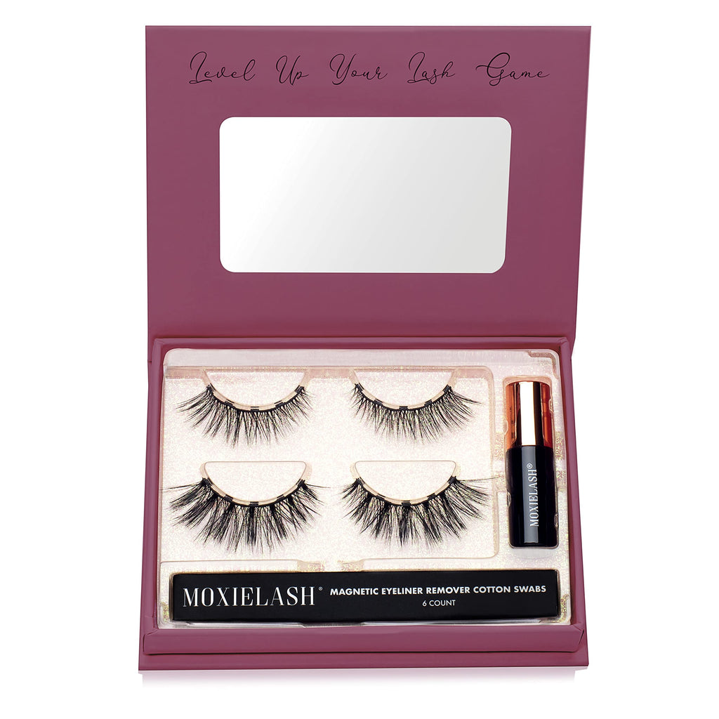 MoxieLash Essentials Vol 3: Magnetic Lashes + Eyeliner – Wifey & Sexy (No Glue)