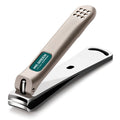MR.GREEN Nail Clippers with Curved Blades – Stainless Steel Mani-Pedi Nippers + Glass File