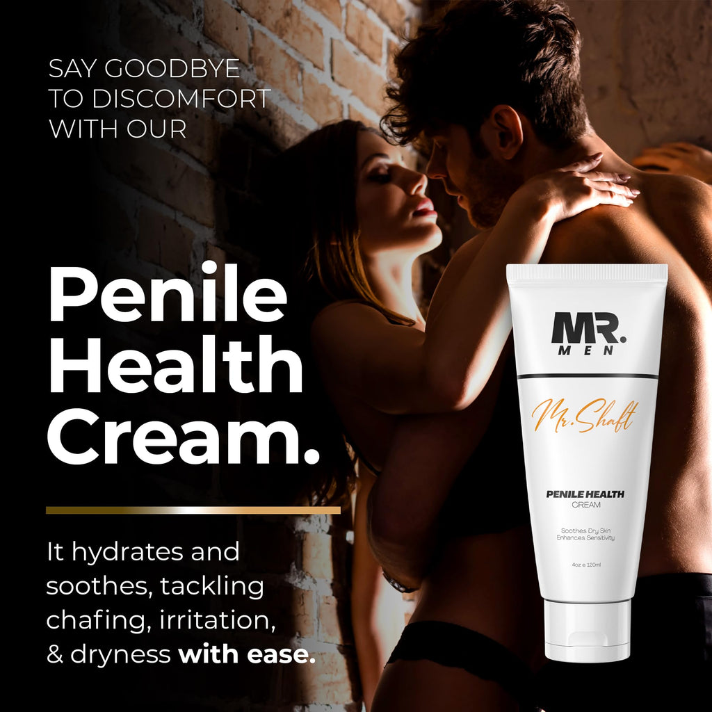 Mr. Men Premium Penile Cream – Fragrance-Free Hydration for Men’s Intimate Area (4oz)