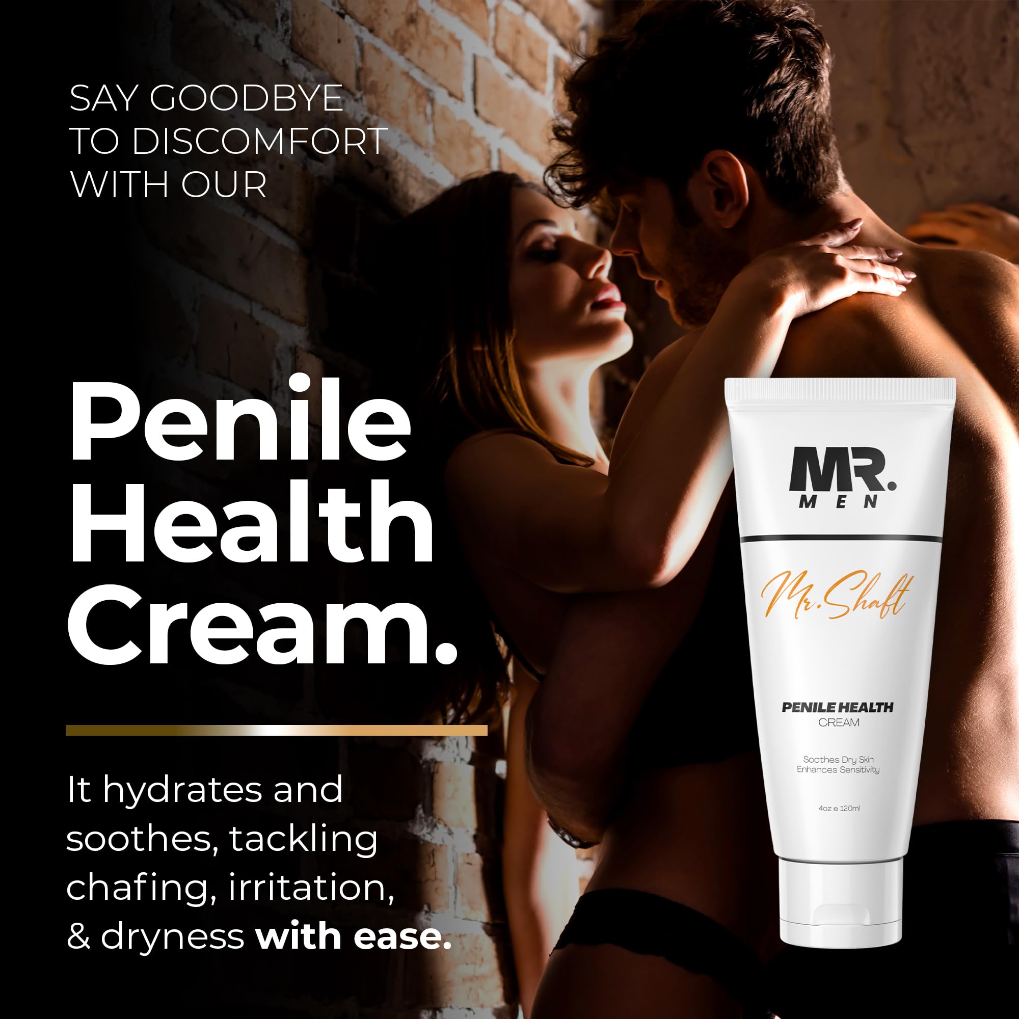 Mr. Men Premium Penile Cream – Fragrance-Free Hydration for Men’s Intimate Area (4oz)