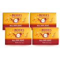 MRS. MEYER'S CLEAN DAY Bar Soap — Clementine Scent, 5.3 oz, 4 Bars | Body & Hand Soap