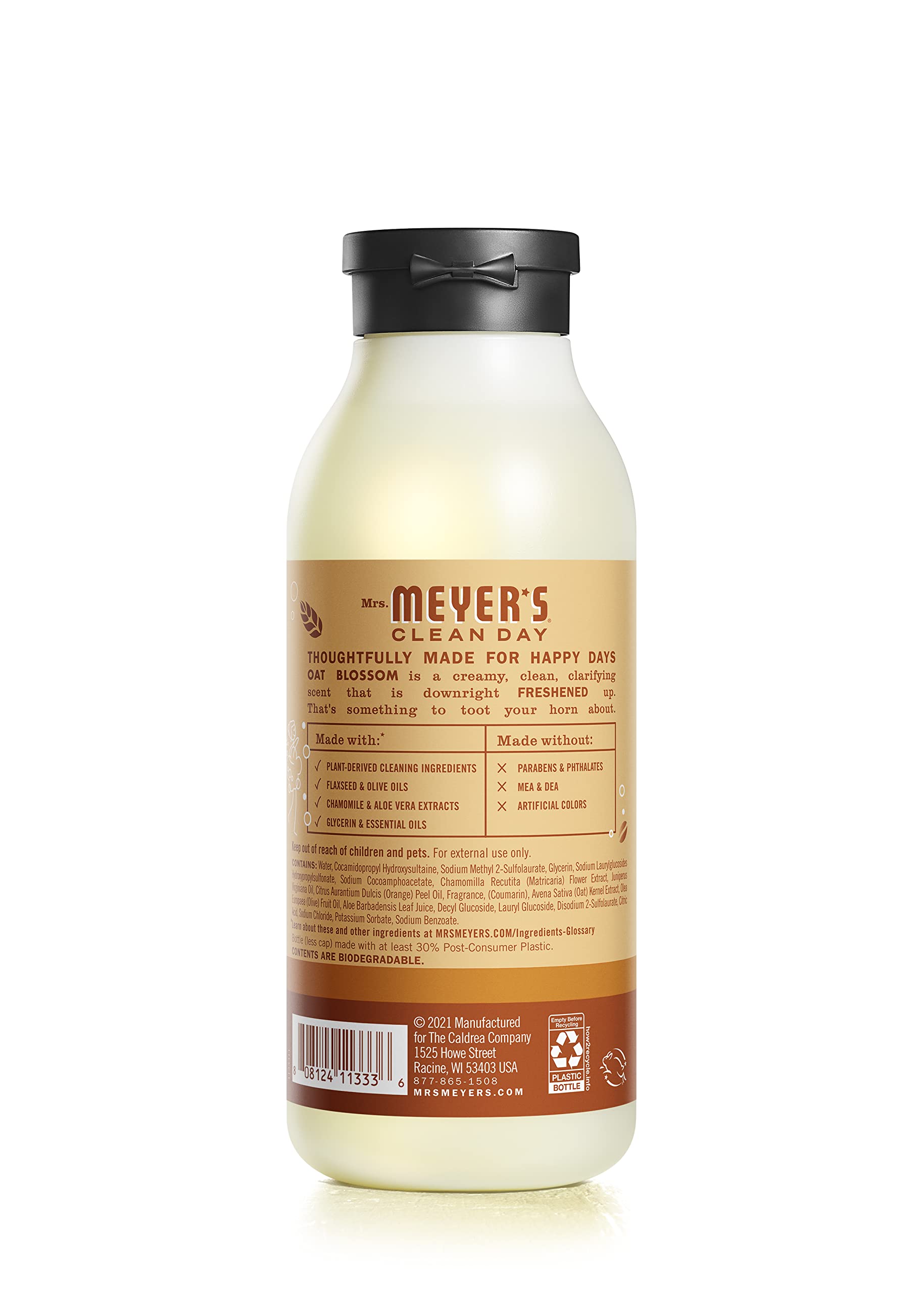 Mrs. Meyer’s Clean Day Moisturizing Body Wash – Oat Blossom Scent, 16 oz