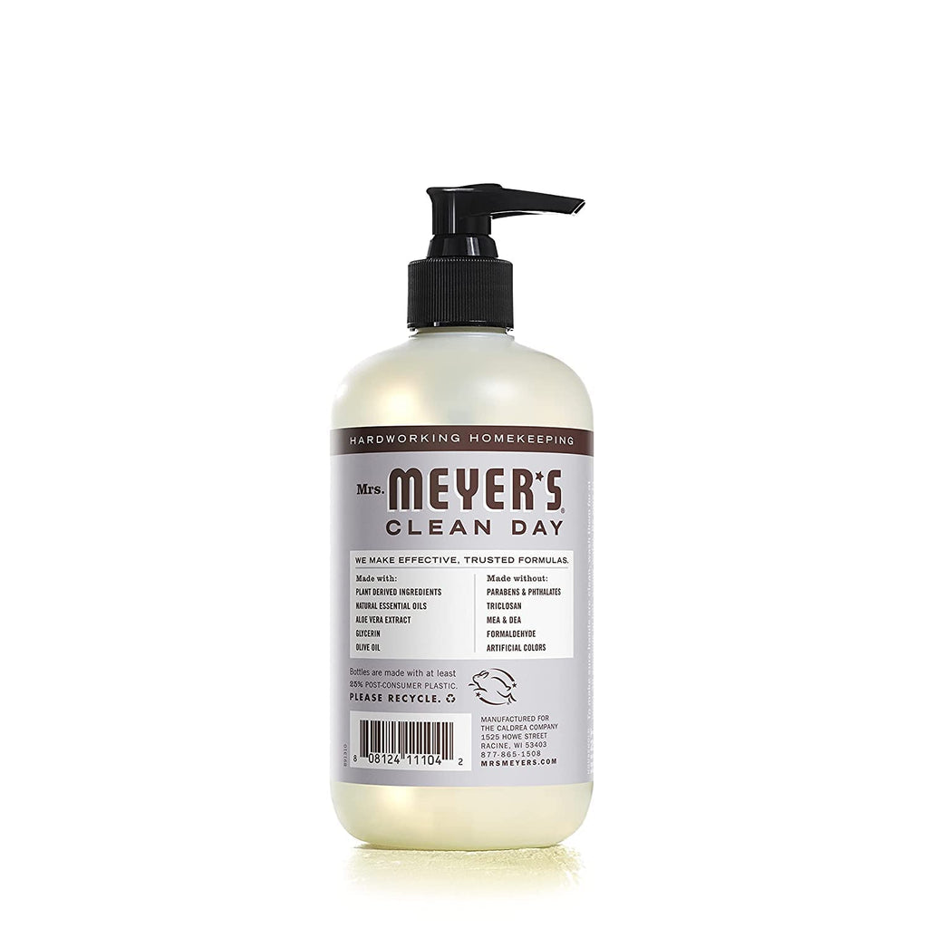 Mrs. Meyer's Clean Day Liquid Hand Soap 3 Scent Variety Pack – Lemon Verbena, Lavender & Basil
