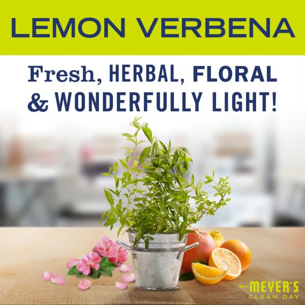 Mrs. Meyer's Clean Day Holiday Hand Soap Bundle – Lavender + Lemon Verbena; Rainwater + Oat Blossom