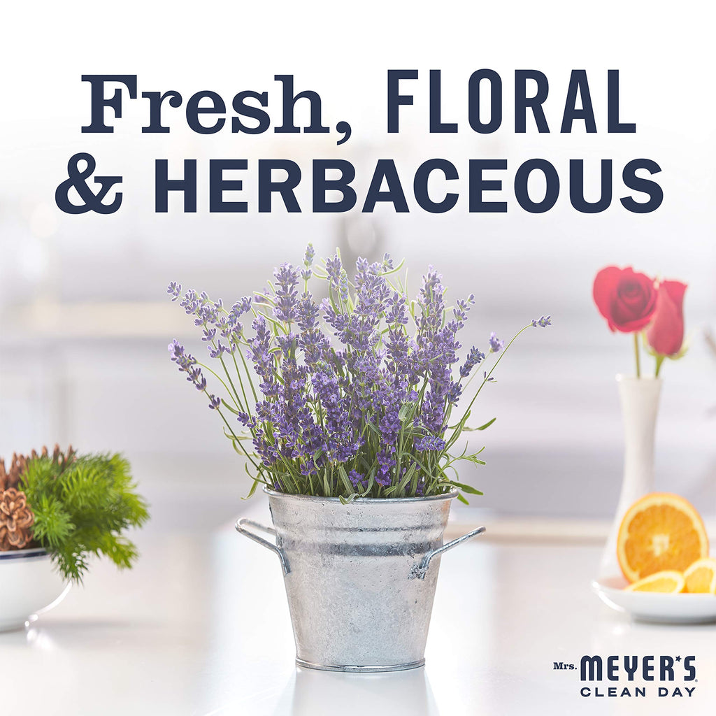 Mrs. MEYER'S CLEAN DAY Lavender Hand Soap – 12.5 oz, Pack of 6
