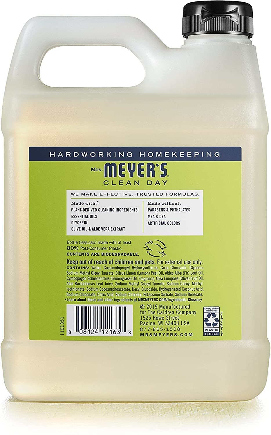 Mrs. Meyer's Clean Day Hand Soap Refill Variety Pack – Basil & Lemon Verbena (2 CT)