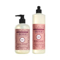 Mrs. Meyer's Clean Day Rose Hand & Dish Soap Duo — 12.5 oz Hand, 16 oz Dish | Leaping Bunny Certified