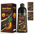 Msktasy Hair Dye Shampoo for Gray Hair in Dark Coffee – 3-in-1 Coloring & Conditioning Treatment, At-Home Color, 16.9 oz