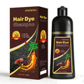 Msktasy Light Brown Hair Dye Shampoo – 3-in-1 Gray Coverage & Conditioning, 500ml