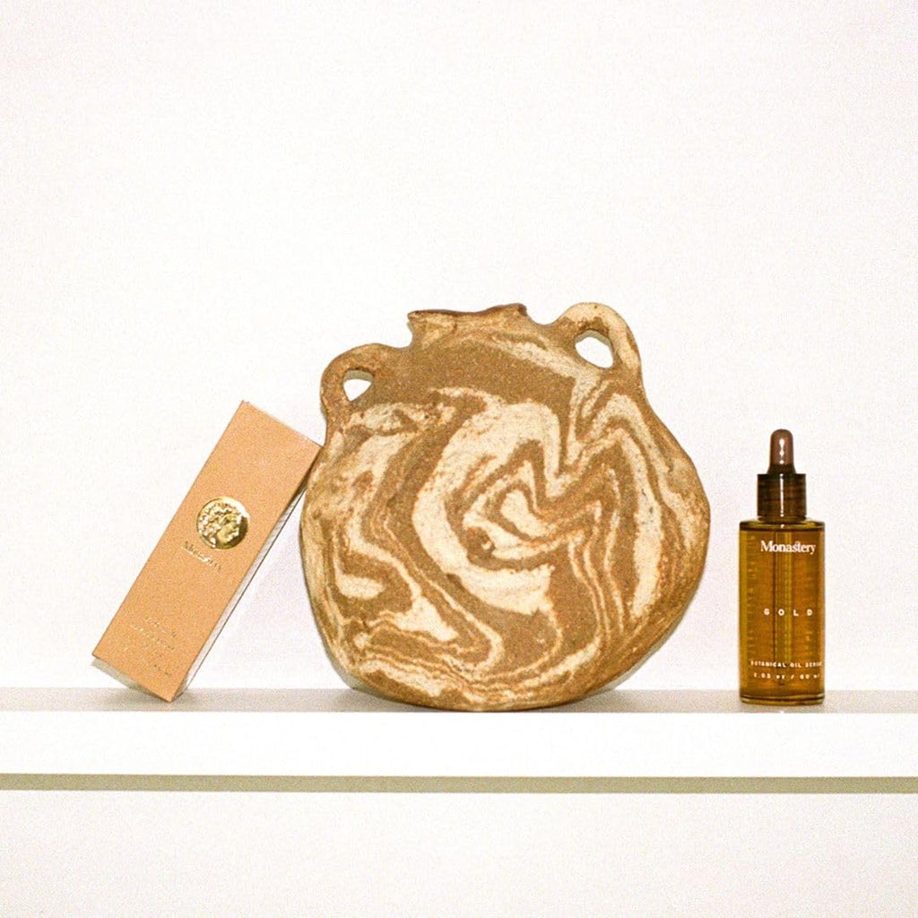 MST MONASTERY Monastery Gold Face Moisturizer – 60ml with Rare Sandalwood Nut Oil