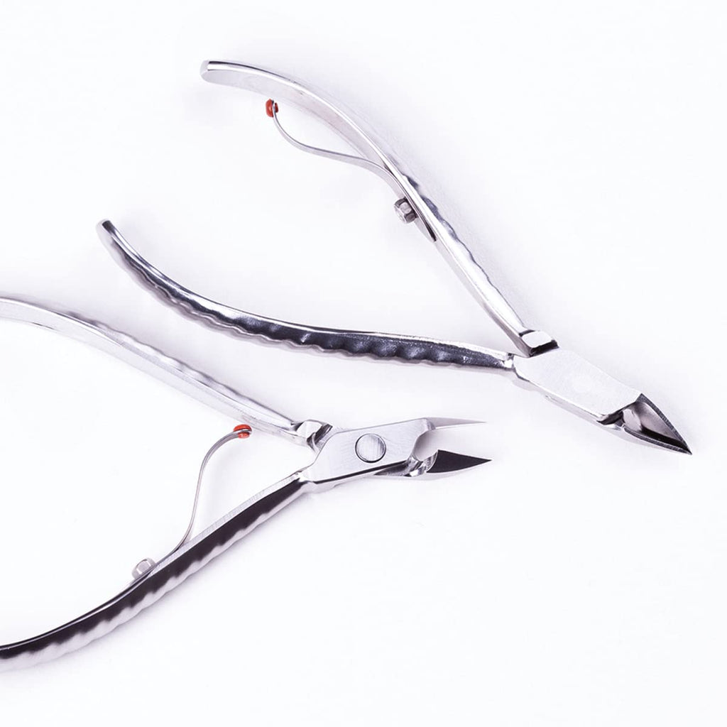 Mundial 722-PR Professional Cuticle Nippers – Stainless Steel, Sterilizable, Ergonomic (Pack of 2)