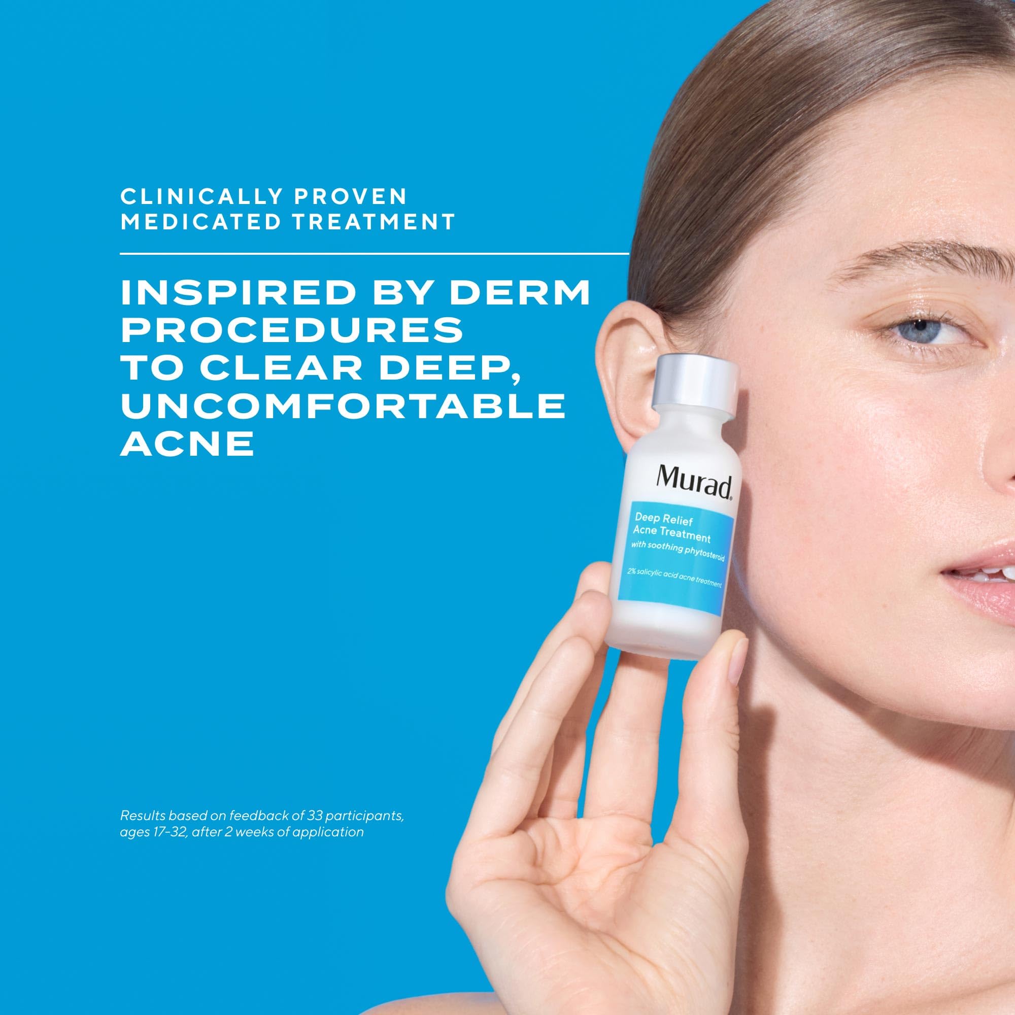 Murad Deep Relief Acne Treatment – 2% Salicylic Acid Spot Serum for Deep Breakouts