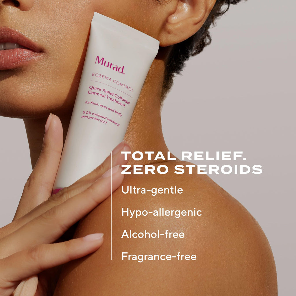 Murad Quick Relief Colloidal Oatmeal Cream – 5% Oatmeal, Ground Cherry & Oat Lipids