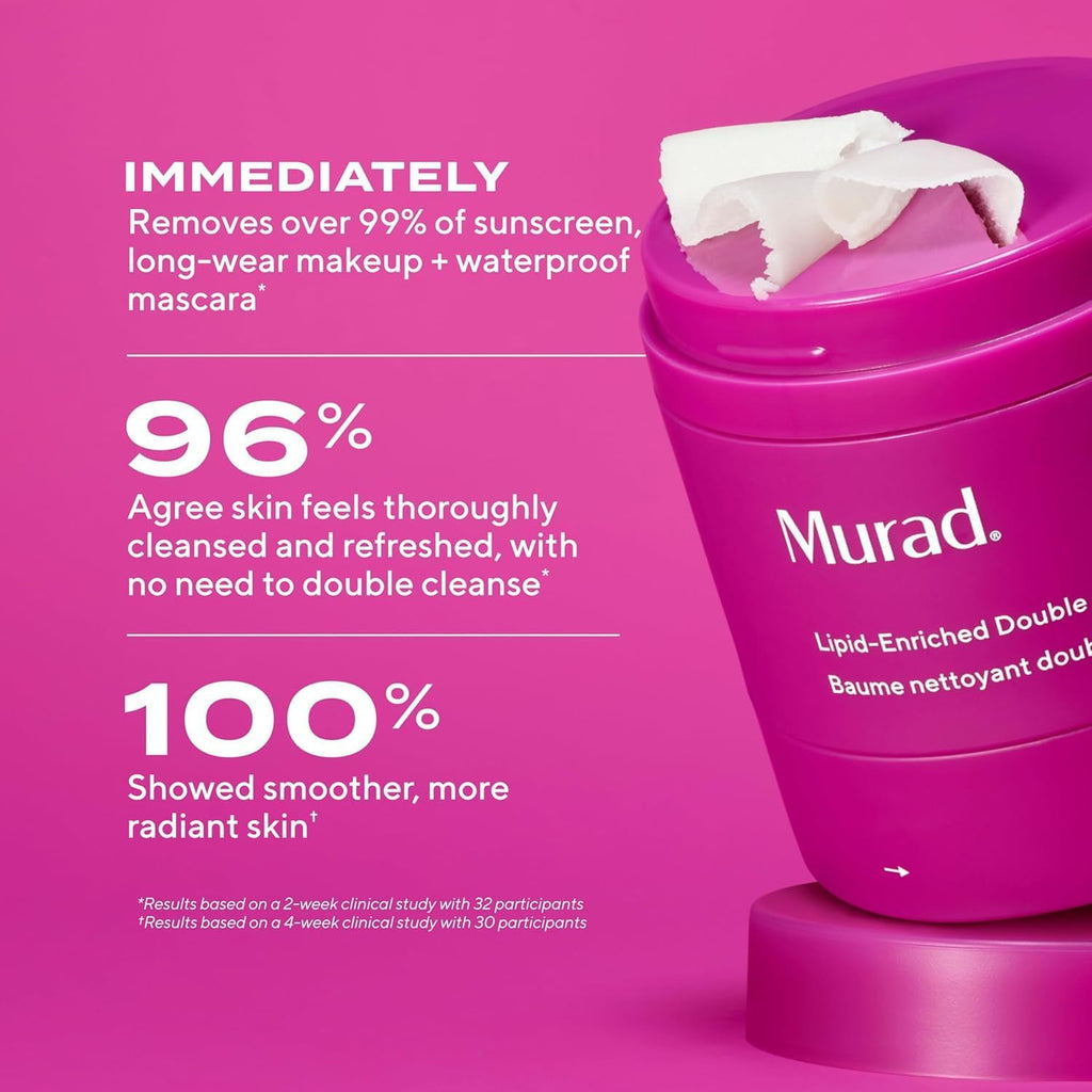 Murad Lipid-Enriched Cleansing Balm – Hydrating Balm-to-Oil Cleanser for Makeup & SPF Removal (Ceramides & Camellia Oil, 1.7 Fl Oz)