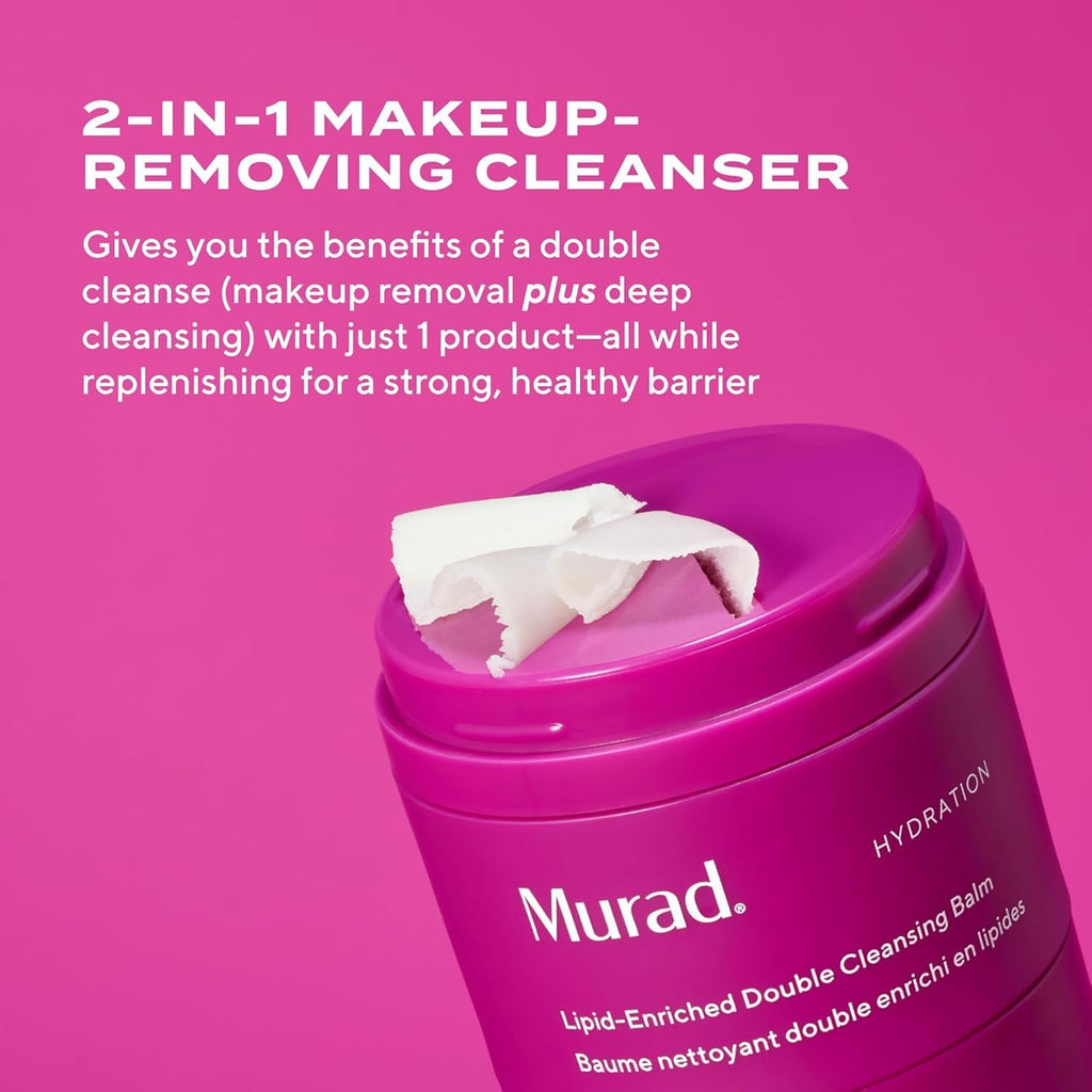 Murad Lipid-Enriched Cleansing Balm – Hydrating Balm-to-Oil Cleanser for Makeup & SPF Removal (Ceramides & Camellia Oil, 1.7 Fl Oz)
