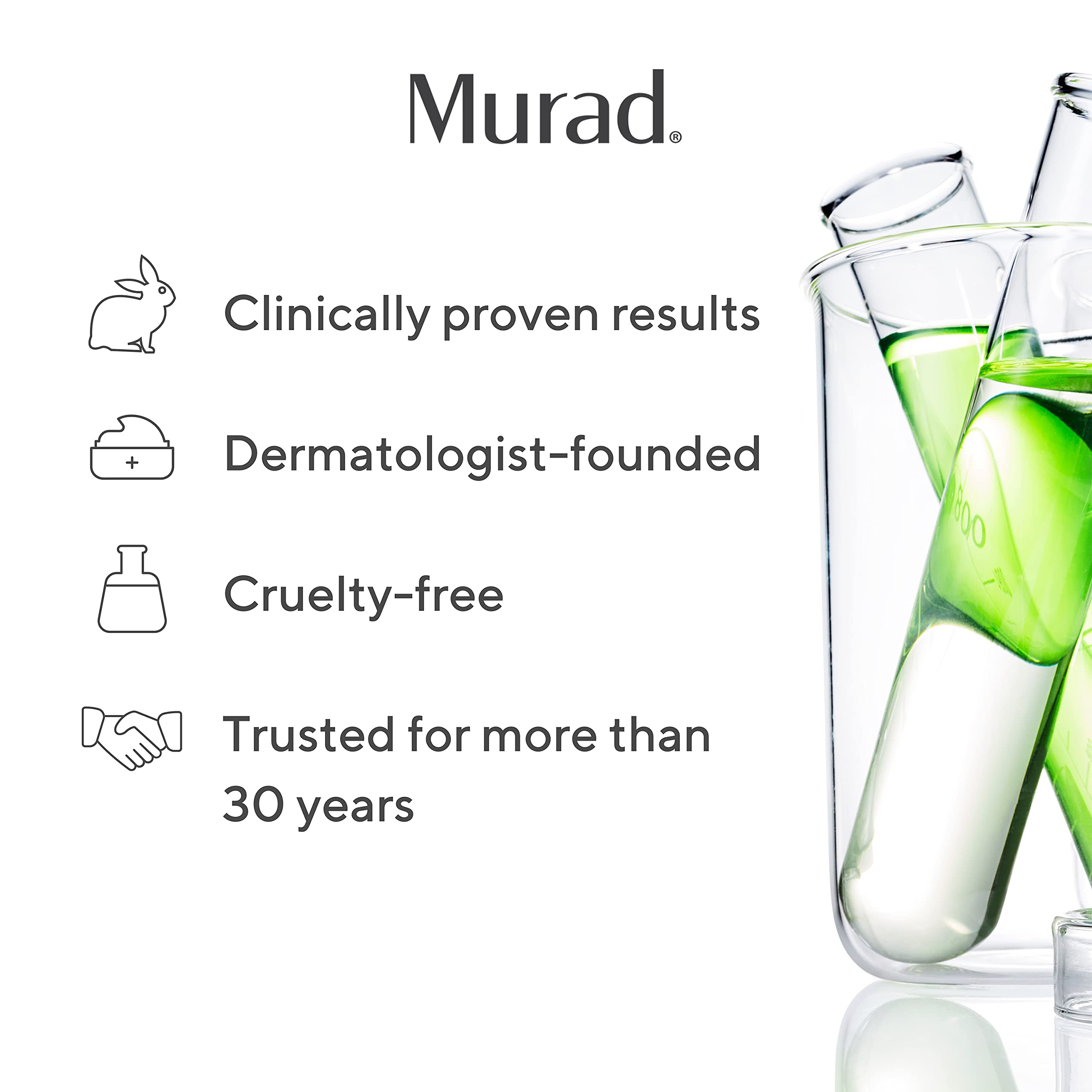 Murad Retinol Youth Renewal Serum – Smooths Lines & Wrinkles on Face & Neck | Hydrating Hyaluronic Acid, 0.33 fl oz