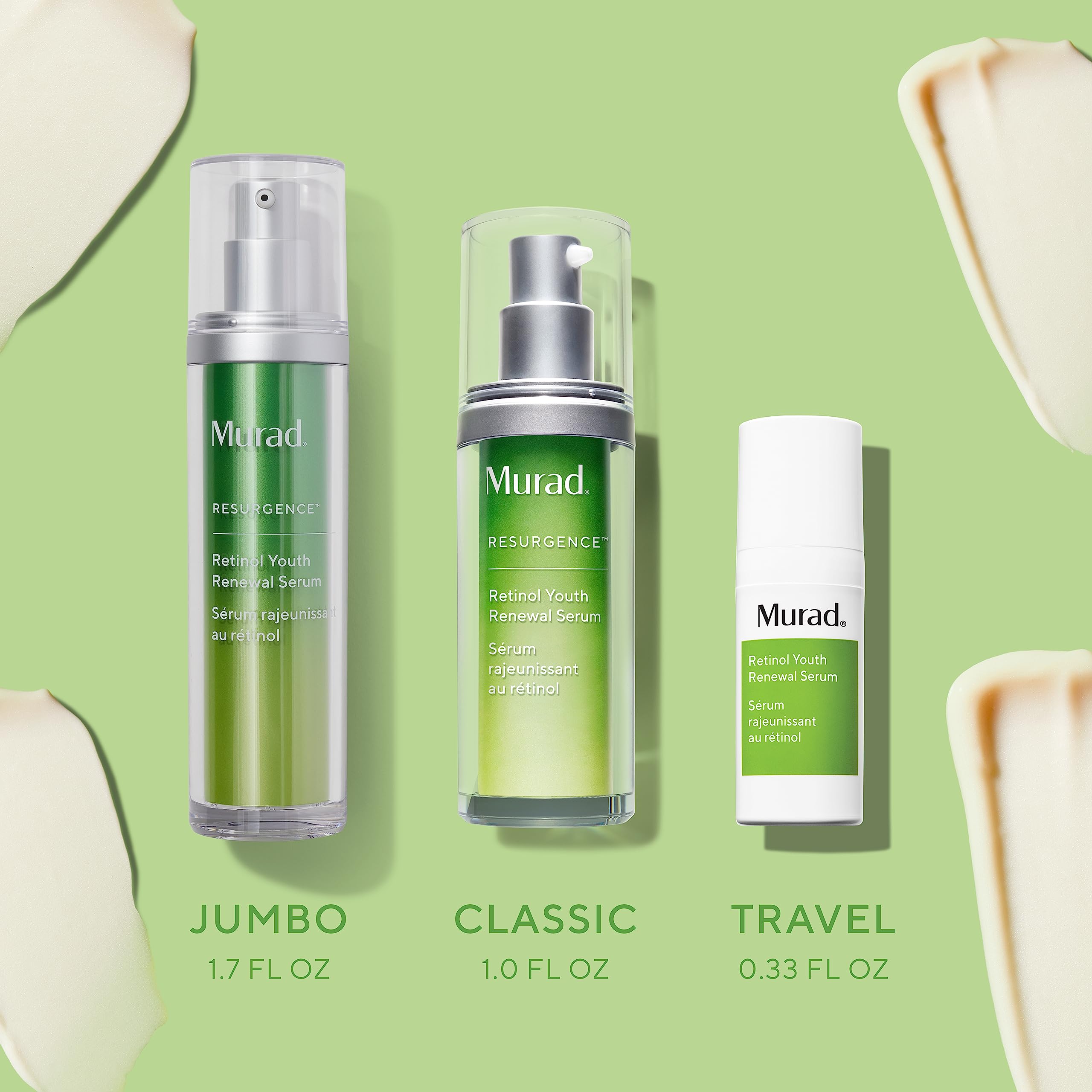 Murad Retinol Youth Renewal Serum – Smooths Lines & Wrinkles on Face & Neck | Hydrating Hyaluronic Acid, 0.33 fl oz