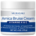 MURASAKI BEAUTY Arnica Bruise Cream Extra Strength – Sensitive Skin, Vitamins K, C and E, 4oz