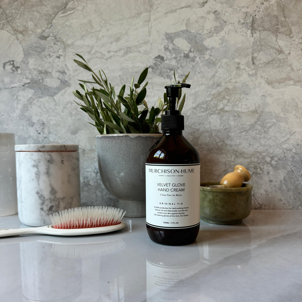 Murchison-Hume Velvet Glove Hand Cream – Nourishing Fruit Extracts & Seed Oils, 24-Hour Hydration, Original Fig