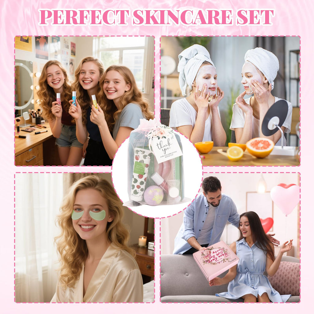 MUREND 120 PCS Spa Party Supplies for Girls – Sleepover Skincare Set