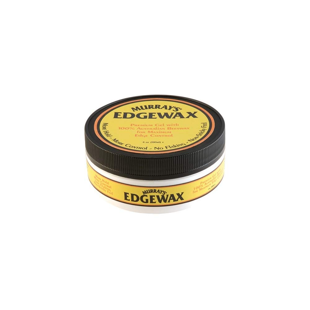 Murray's Edgewax – 4 oz Jar Pack of 4 | Premium Beeswax Edge Control Gel
